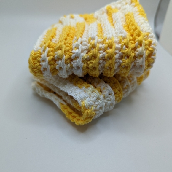 💞2/$20 HAND CRAFTED Crocheted All Purpose 100% Cotn Reusble Bath or Dish Cloths - Picture 7 of 9